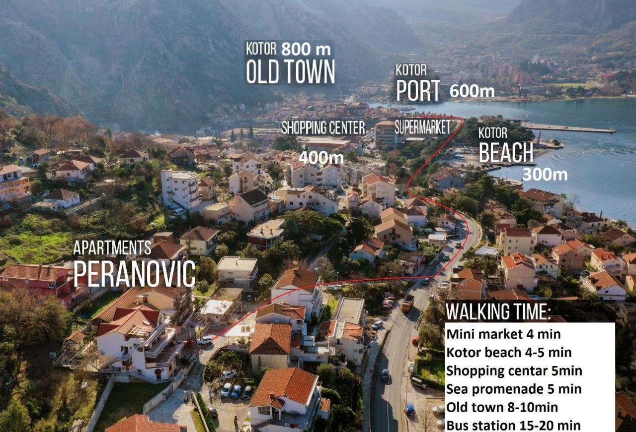 Apartments Peranovic Kotor Exterior foto